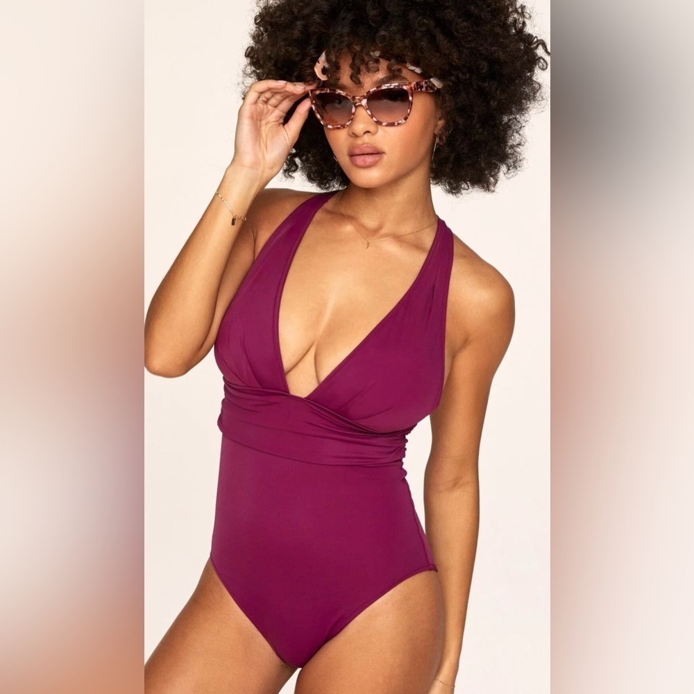ADORE ME Modern, Elegant One Piece Magenta Swimsuit size Large